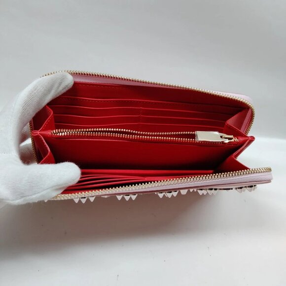 Christian Louboutin Long Wallet Pink Leather 400-081825 - Picture 5 of 9